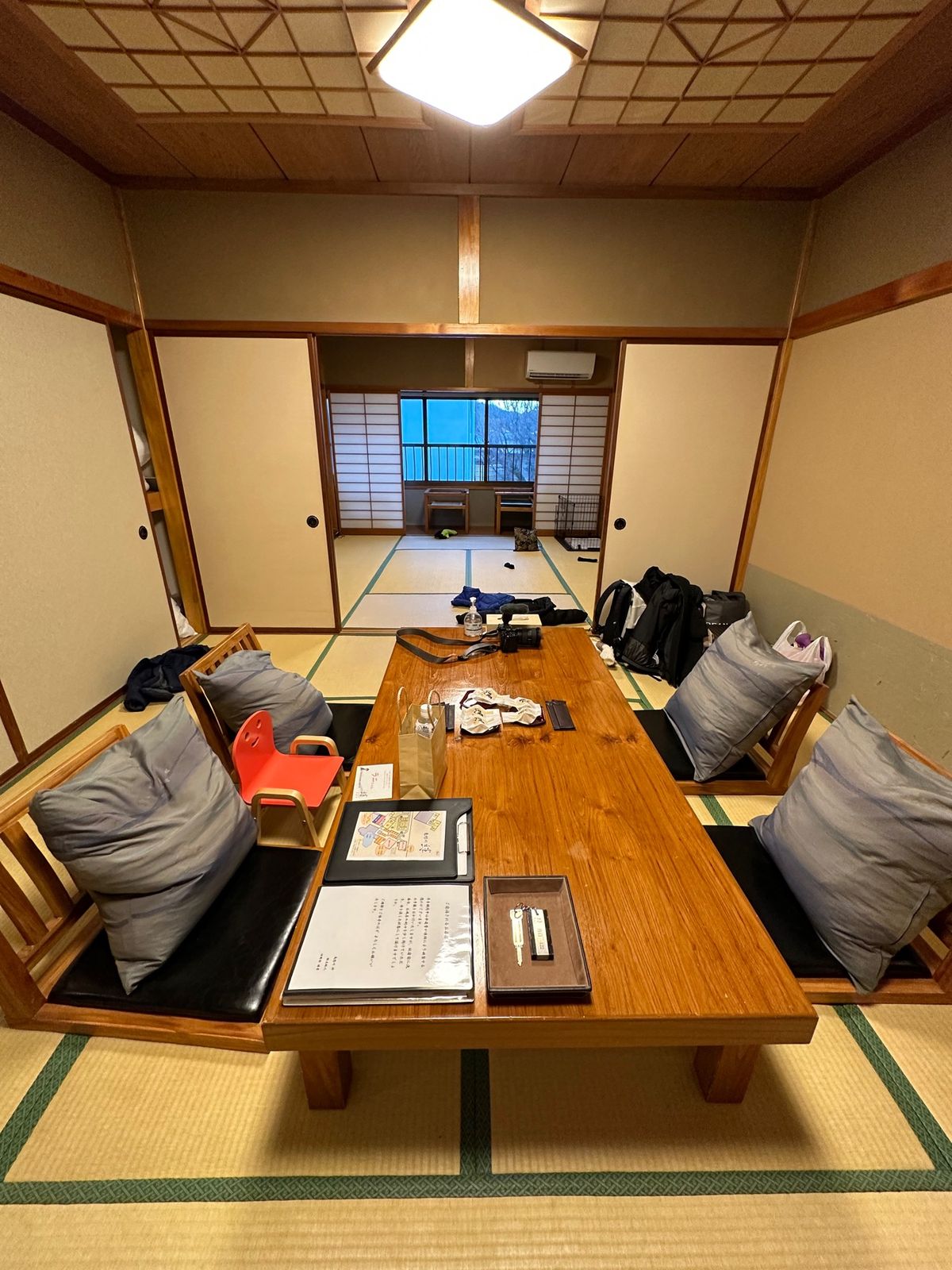 ペット泊まれる「鬼怒川 絆」に到着！

スタッフさんみんな親切。犬にも優し...