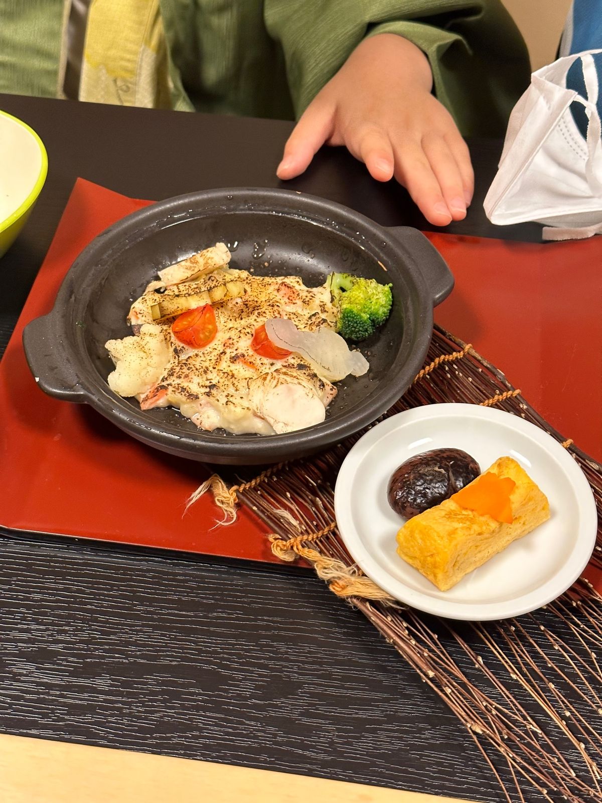 朝ごはんと室内ドッグラン

2枚目は犬用のササミの料理。
卵焼きは食べなか...