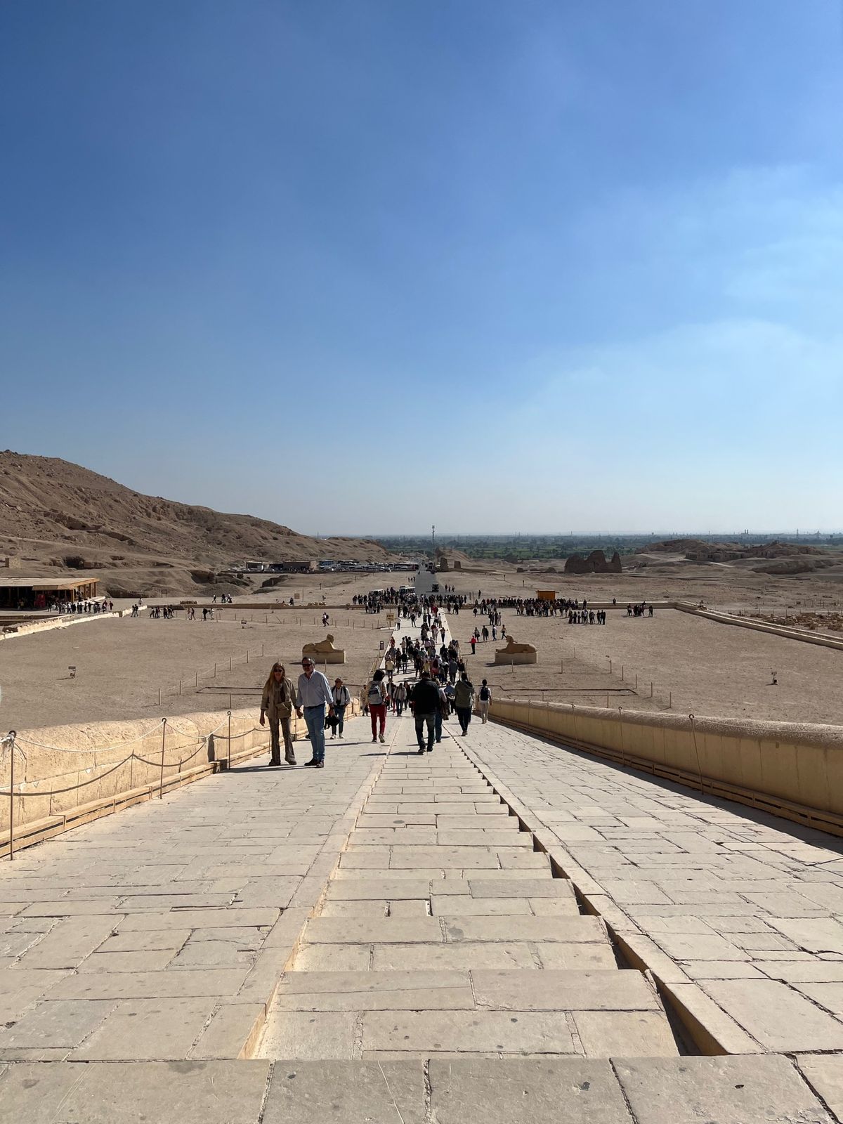 ルクソール編🇪🇬
<ハトシェプスト女王葬祭殿>
次に行った所はめちゃいい景...