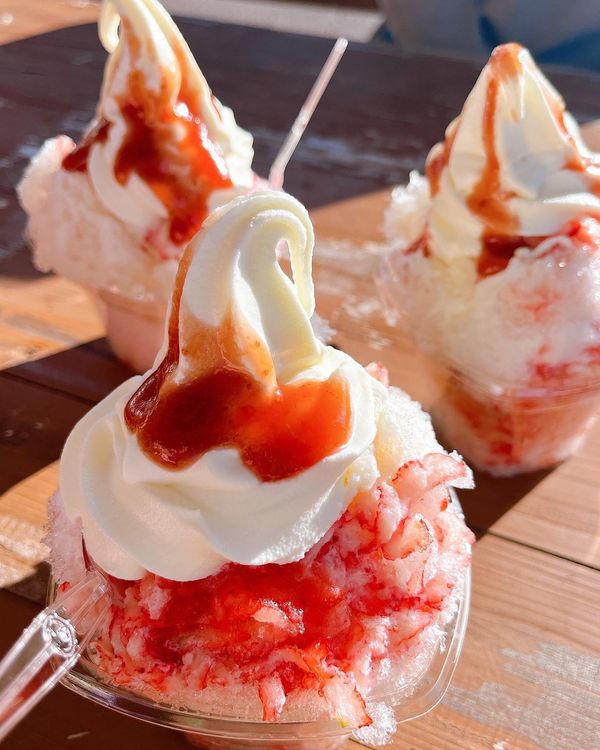 日本・高知県「高知県西部」の写真：大月道の駅名物『苺氷り🍓』