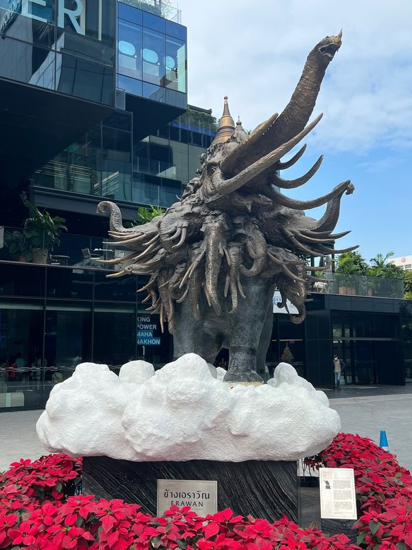 タイ・バンコク「コロナ禍のタイ」の写真：空中散歩？