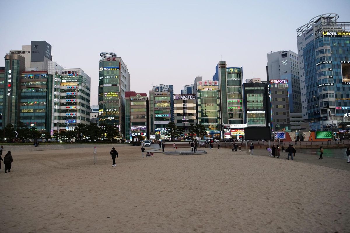 釜山のビーチ2