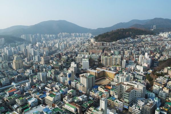 大韓民国 (韓国)・釜山「釜山旅行」の写真：釜山タワーからの景色