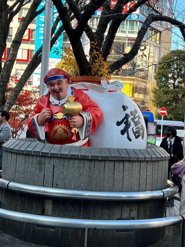 日本・東京都「お久しぶりの東京旅」の写真：初めての渋谷!
ハチ公やっと見られた😄