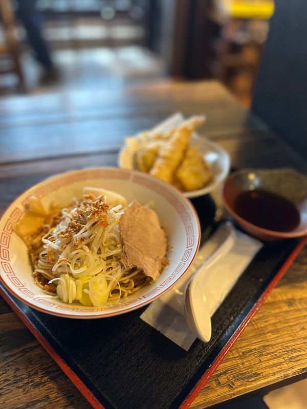 日本・乳頭温泉「乳頭温泉できりたんぽの旅」の写真：最後は田沢湖駅前にある「そば五郎」でまぜ...