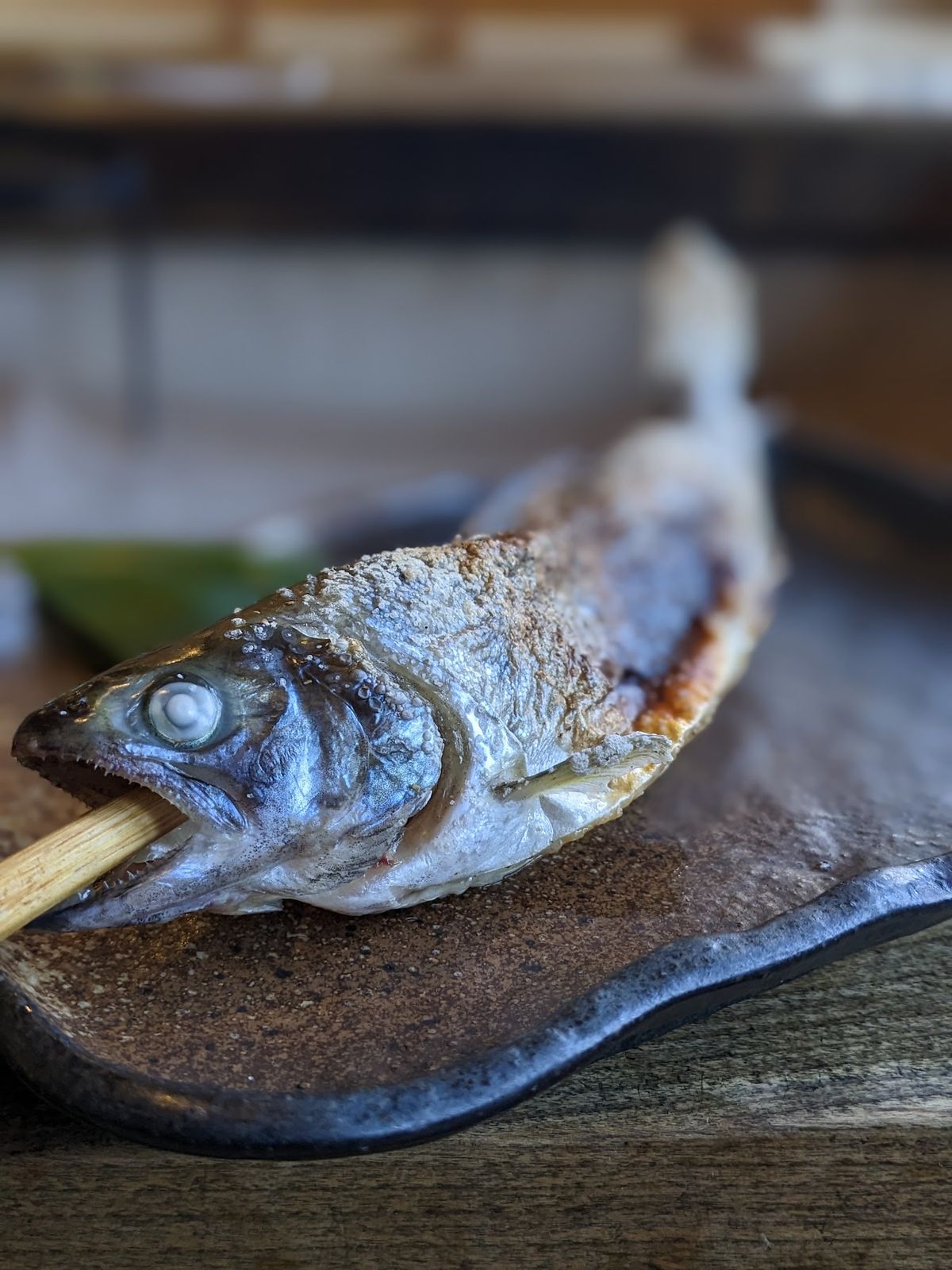 鶴の湯温泉で食事。
山の芋鍋定食（岩魚つき）
岩魚はなく、ヤマメになった。...