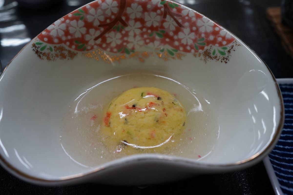 蟹場温泉の朝食。
鮎の一夜干し、珍し美味しい。
こういう出汁系の味は好きな...
