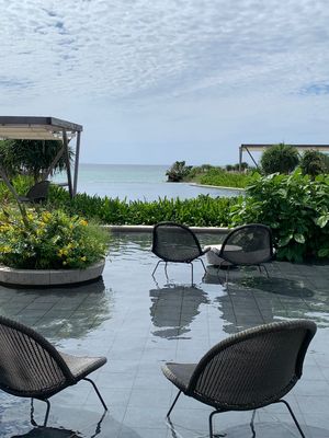 何回も沖縄行ってるのに、初めていただいた「ぶくぶく茶」
ホテルの景色に癒されて🩵
