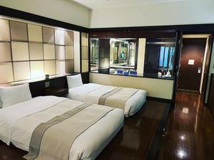 露天風呂付きのお部屋でまったり
