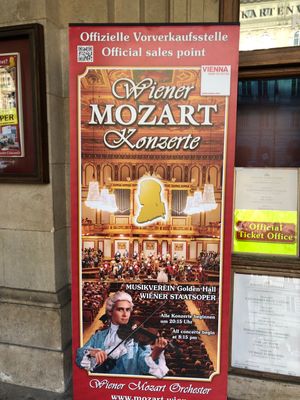 モーツァルトのコンサート
立見席から鑑賞