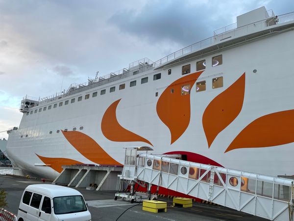 日本・鹿児島県「2022年12月独りぼっち旅①」の写真：さんふらわーは快適。ホテルに泊まっている...