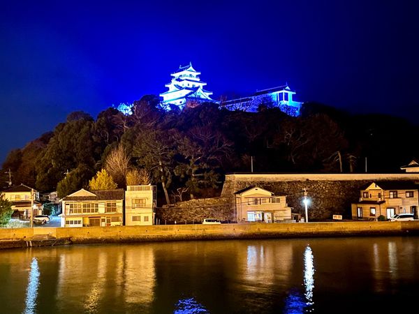 日本・佐賀県「唐津旅行」の写真：唐津城(続日本100名城)