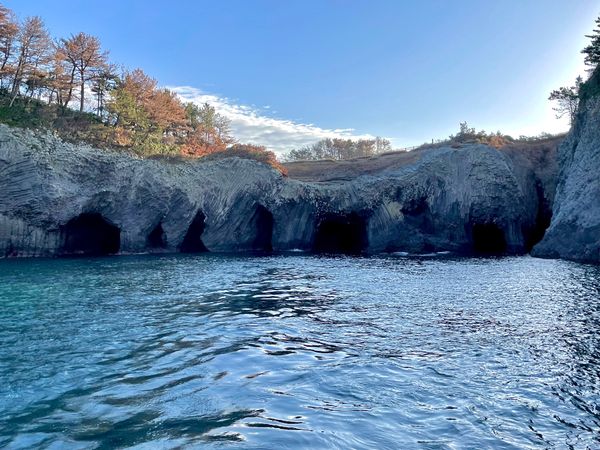 日本・佐賀県「唐津旅行」の写真：唐津呼子 屋形石の七ツ釜