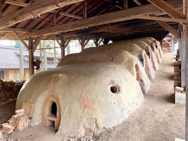 日本・茨城県「SLを訪ねて(日帰り旅行)」の写真：益子焼のぼり窯