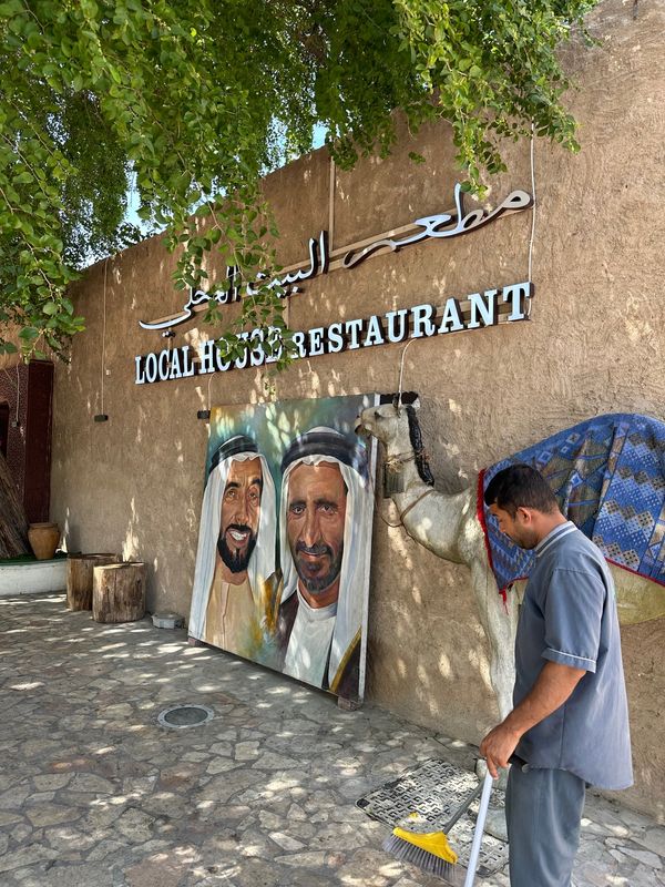 アラブ首長国連邦・ドバイ「ドバイで豪遊する旅」の写真：バスタキア地区。
日本で言う江戸村のよう...