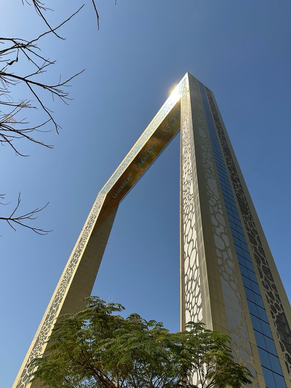 アラブ首長国連邦・ドバイ「ドバイで豪遊する旅」の写真：ウーバーで15分ぐらいかけてドバイフレー...