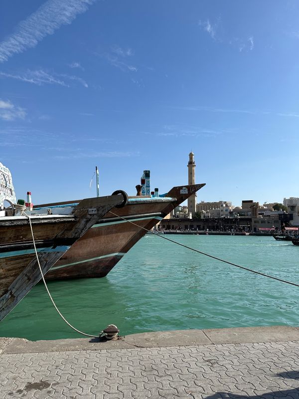 アラブ首長国連邦・ドバイ「ドバイで豪遊する旅」の写真：スークを見終えたら向こう岸に渡りたくなっ...