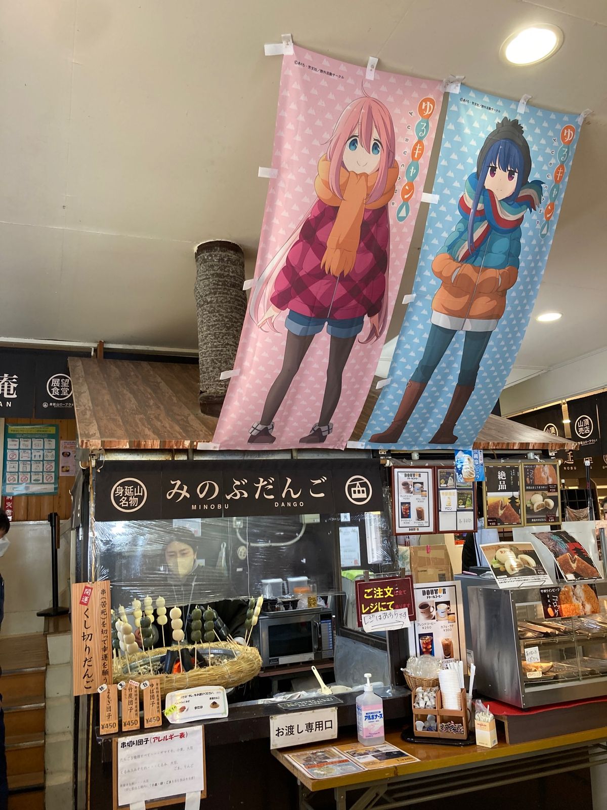 今度こそ、身延山へ。ロープウェイの駅まで114段の階段があるんですが、軟弱...