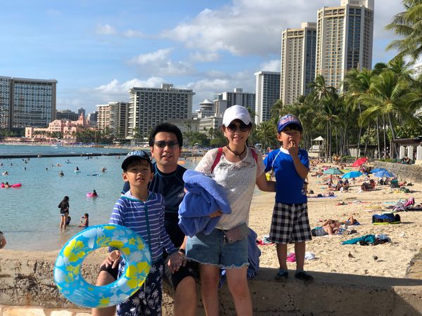 アメリカ(米国)・ホノルル「ハワイ家族旅行」の写真