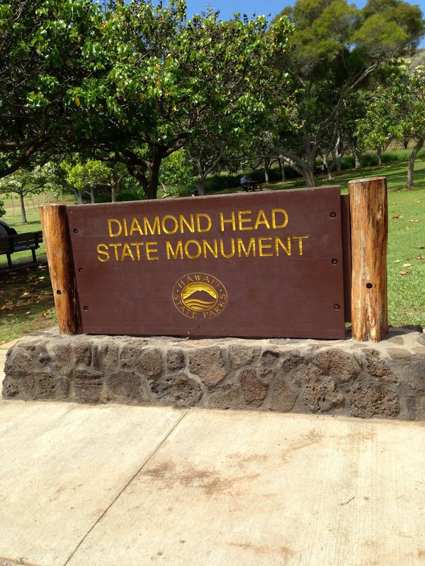 アメリカ(米国)・ホノルル「初ハワイ」の写真：＠ダイヤモンドベッド
登ったよ♪
帰りは...