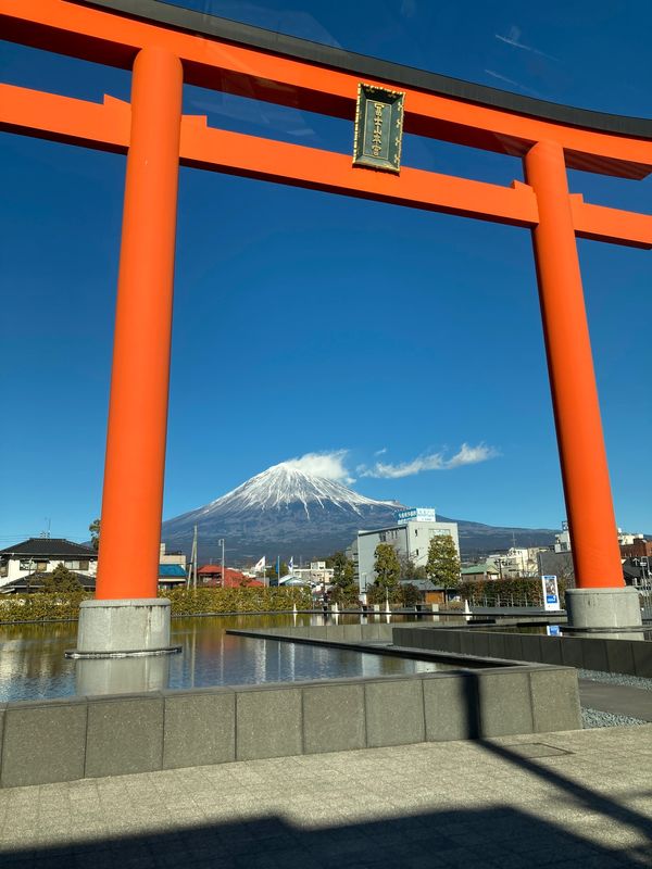 日本・静岡「太陽のレイライン」の写真