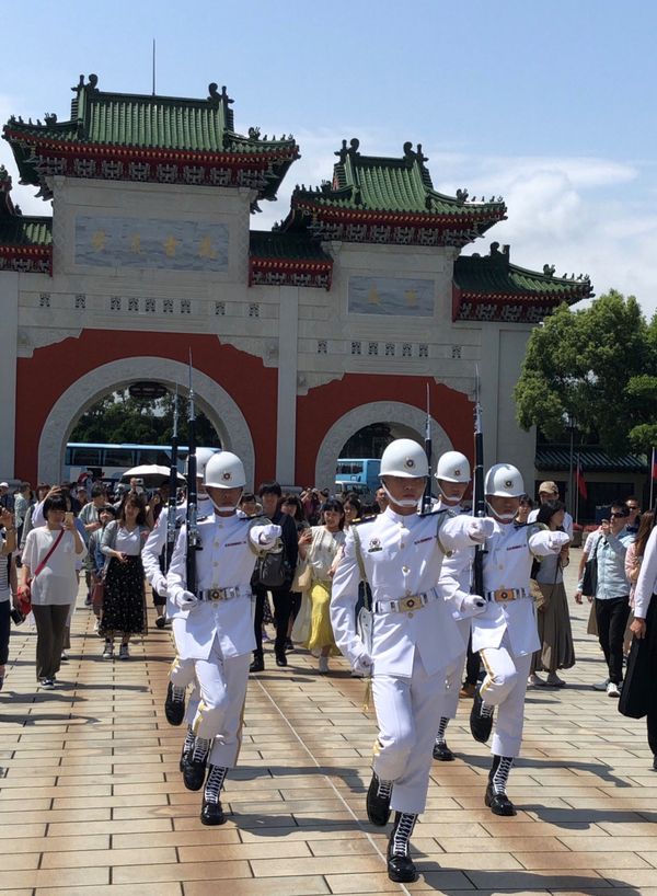 台湾・台北「2019年GW・台北グルメ旅」の写真：衛兵の交代式