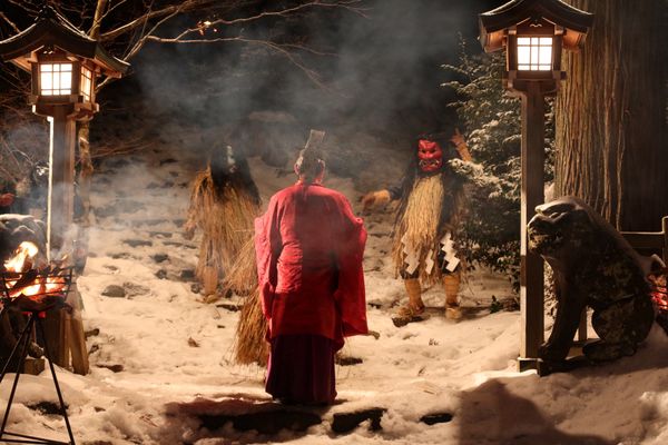 日本・秋田県「秋田旅行」の写真：なまはげ柴灯まつり