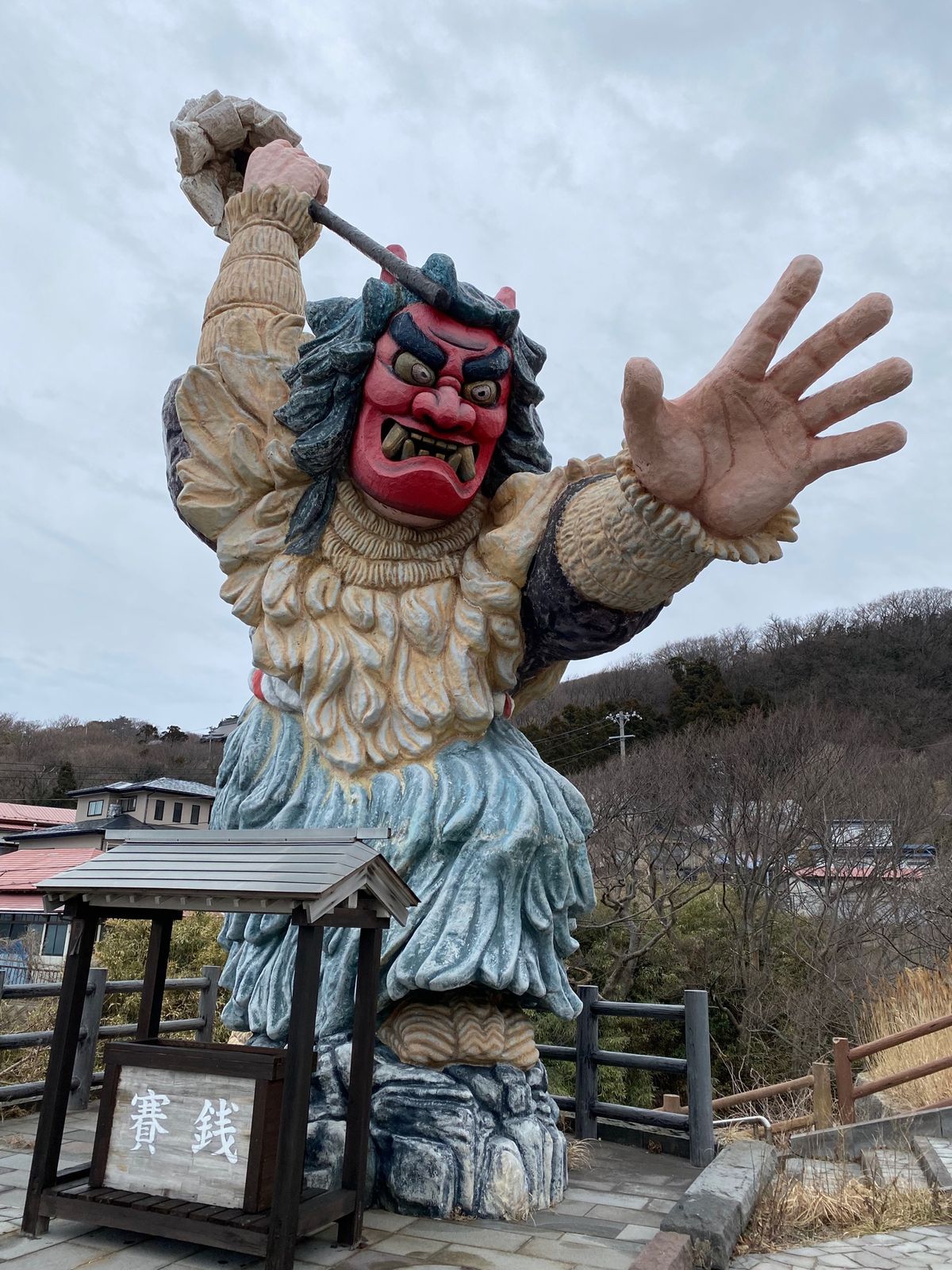 新千歳空港発秋田空港行。
到着早々なまはげスポット巡り。