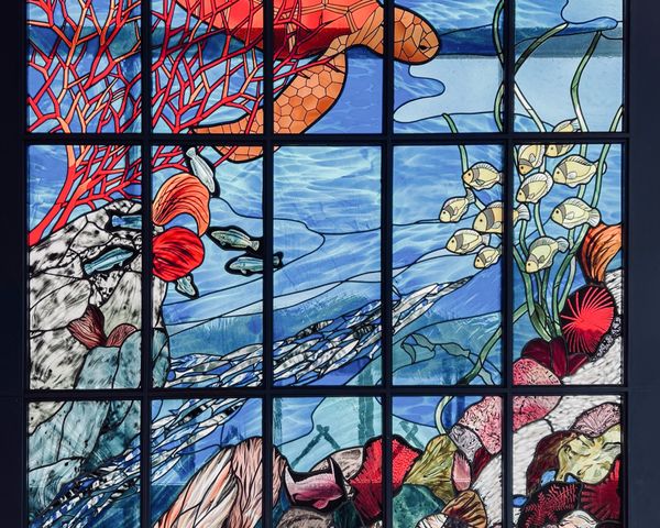 日本・伊勢神宮「『三重県』伊勢志摩TRIP」の写真：鳥羽水族館入り口アート🐡