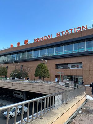 初めての松島海岸は、雪で何も見えませんでした😭
晴れてたら綺麗だったんだろ...