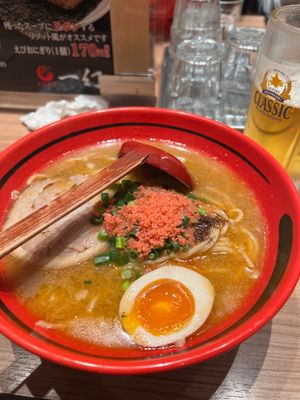 千歳空港到着後すぐラーメン道場“えびそば一幻”