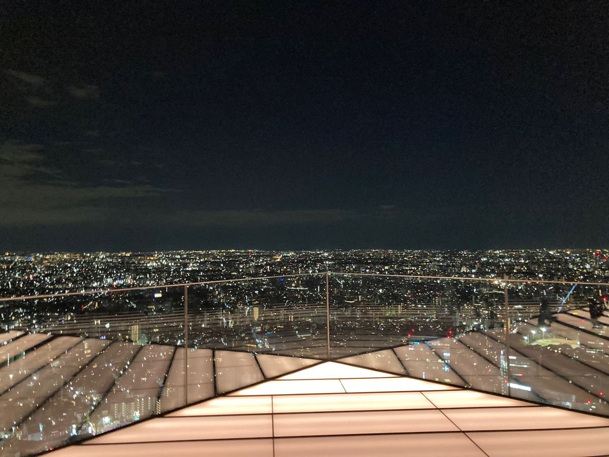 ソロコンの後は渋谷スカイへ！
強風だったけど！笑