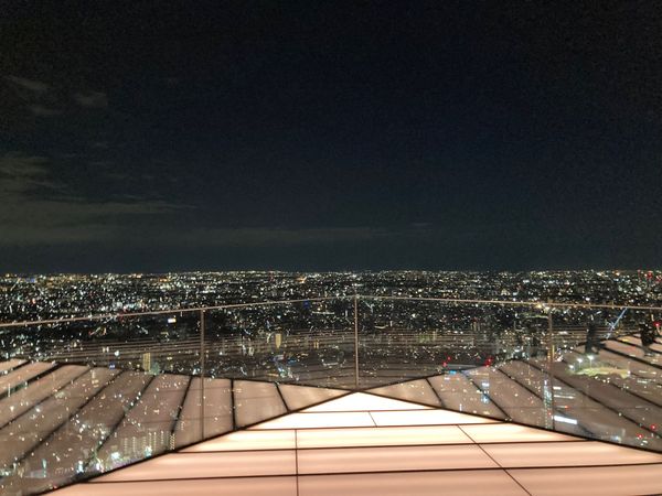 日本・東京都「香取慎吾　Black Rabbit」の写真：ソロコンの後は渋谷スカイへ！
強風だった...