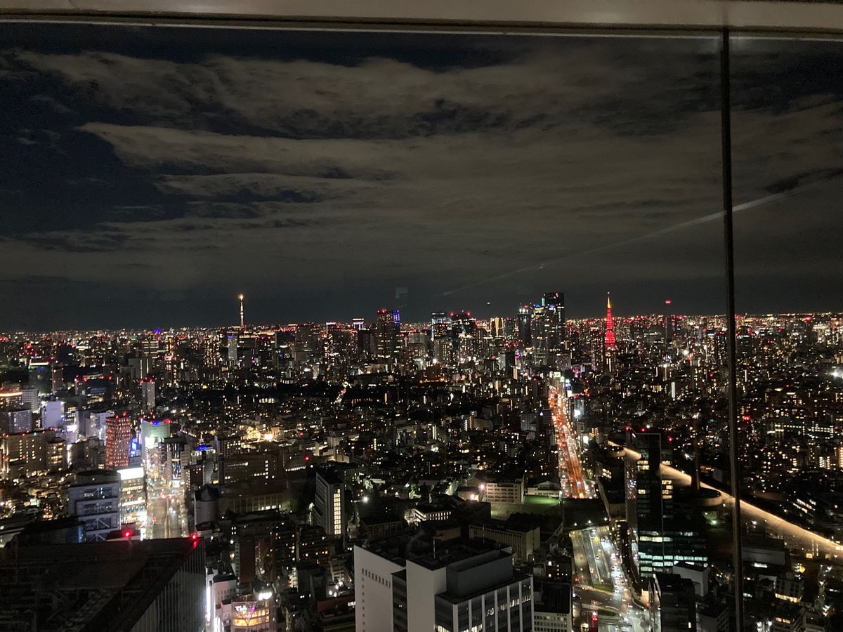 ソロコンの後は渋谷スカイへ！
強風だったけど！笑