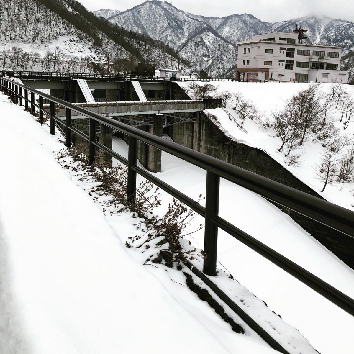 九頭竜ダムのダムカードもゲット！
冬だけど、展示室が開いていて歴史もしっか...