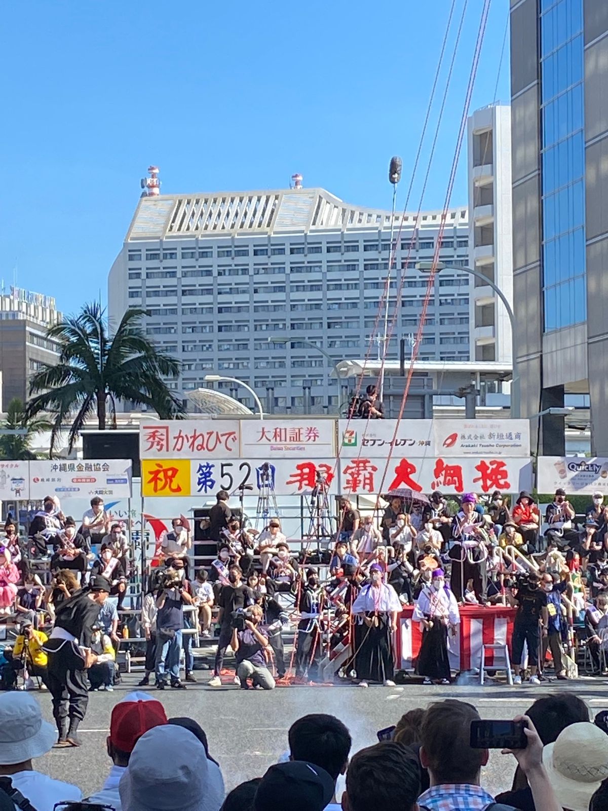 コロナ禍から3年振りの大綱祭りという
沖縄最大のお祭りのタイミングが初の沖...