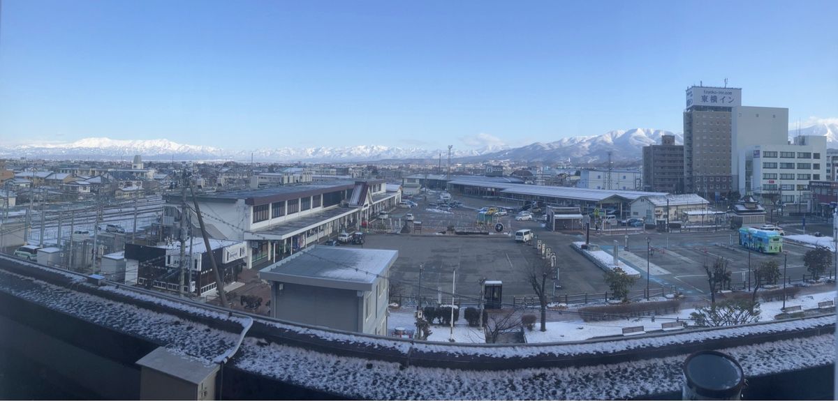 冬と春のせめぎ合い
