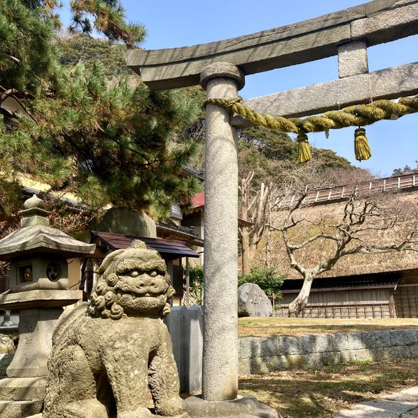 日本・新潟県「白山神社参詣と弁天岩」の写真