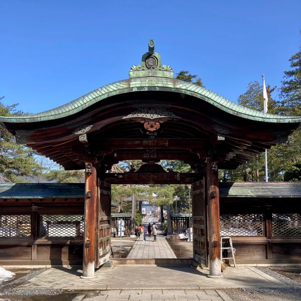 日本・山形県「上杉神社参詣」の写真