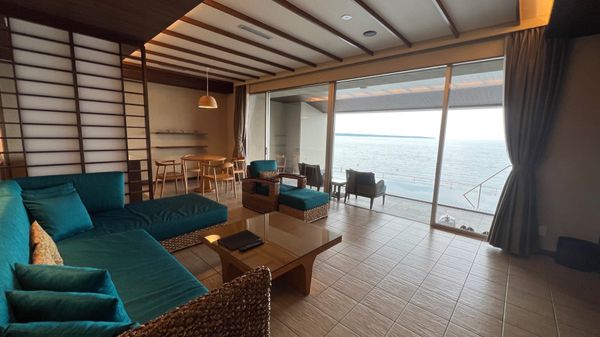 日本・大分県「別府温泉の旅」の写真：3泊目は2泊目と同じ晴海のスイート😊
こ...