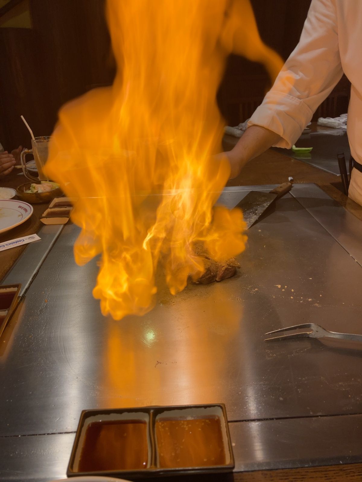 夕食は鉄板焼き🥩
アメリカンビレッジ、広すぎて迷子になりそう。
