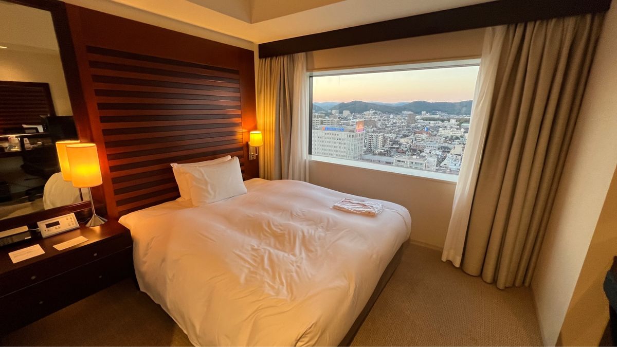 いつもの『ANAクラウンプラザホテル岡山』に宿泊