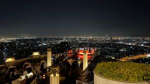 夜はシロッコに行ってみた😊
夜景最高！