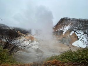 地獄谷見物。
うん新鮮。