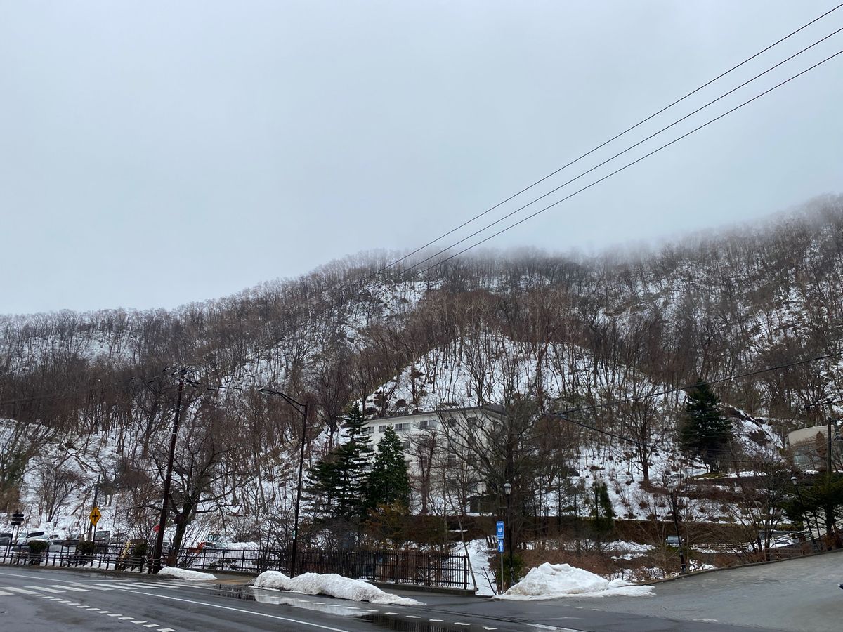 電車を乗り継いで登別。
なんと高校の修学旅行ぶり。
何十年前だ？