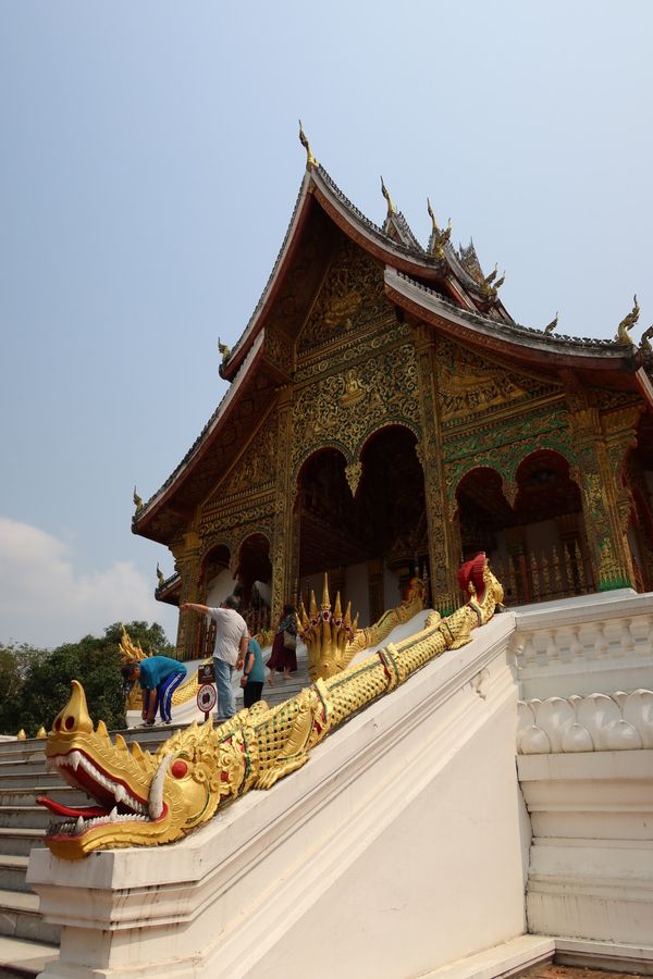 ラオス人民民主共和国・ルアンパバーン「ラオス🇱🇦」の写真：王宮博物館。