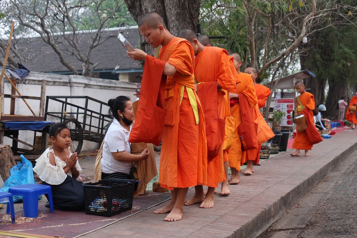 bamboo airways→lao airlinesと乗り継いでラオスの...