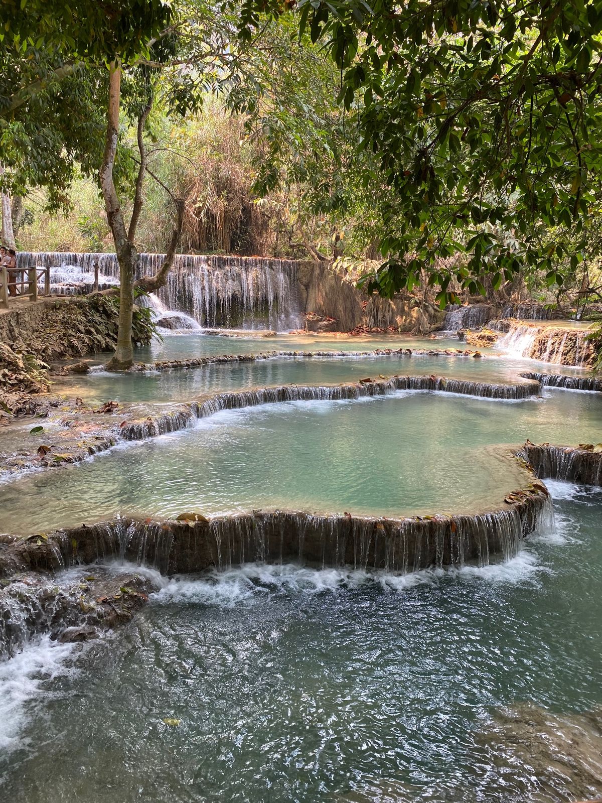 クァンシーの滝。
現地で知り合った友達が連れて行ってくれた‼︎
そして滝の...