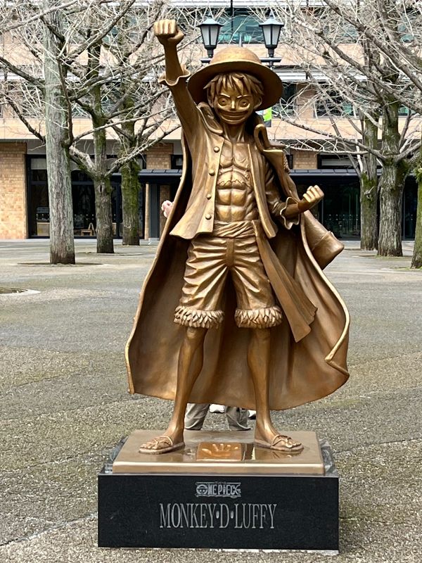 日本・熊本県「熊本旅行」の写真：ルフィ像発見👀✨