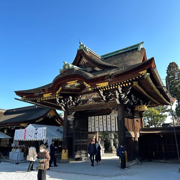 日本・京都府「弾丸京都」の写真：梅推しの北野天満宮